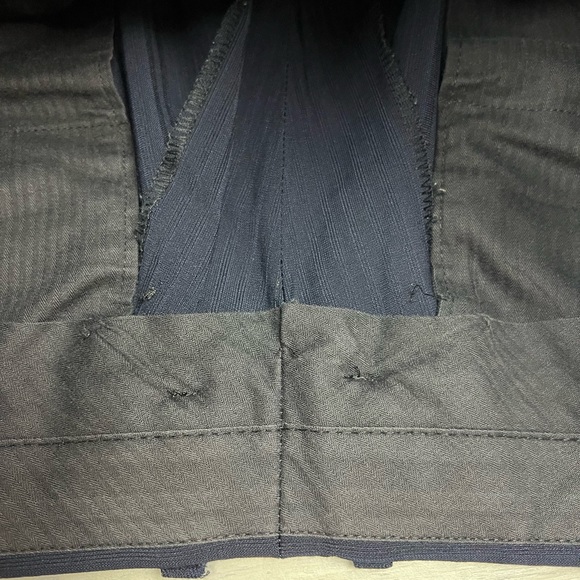 Jack Victor Solid Navy Blue on Navy Blue Pinstripe Suit 41R - Picture 11 of 12